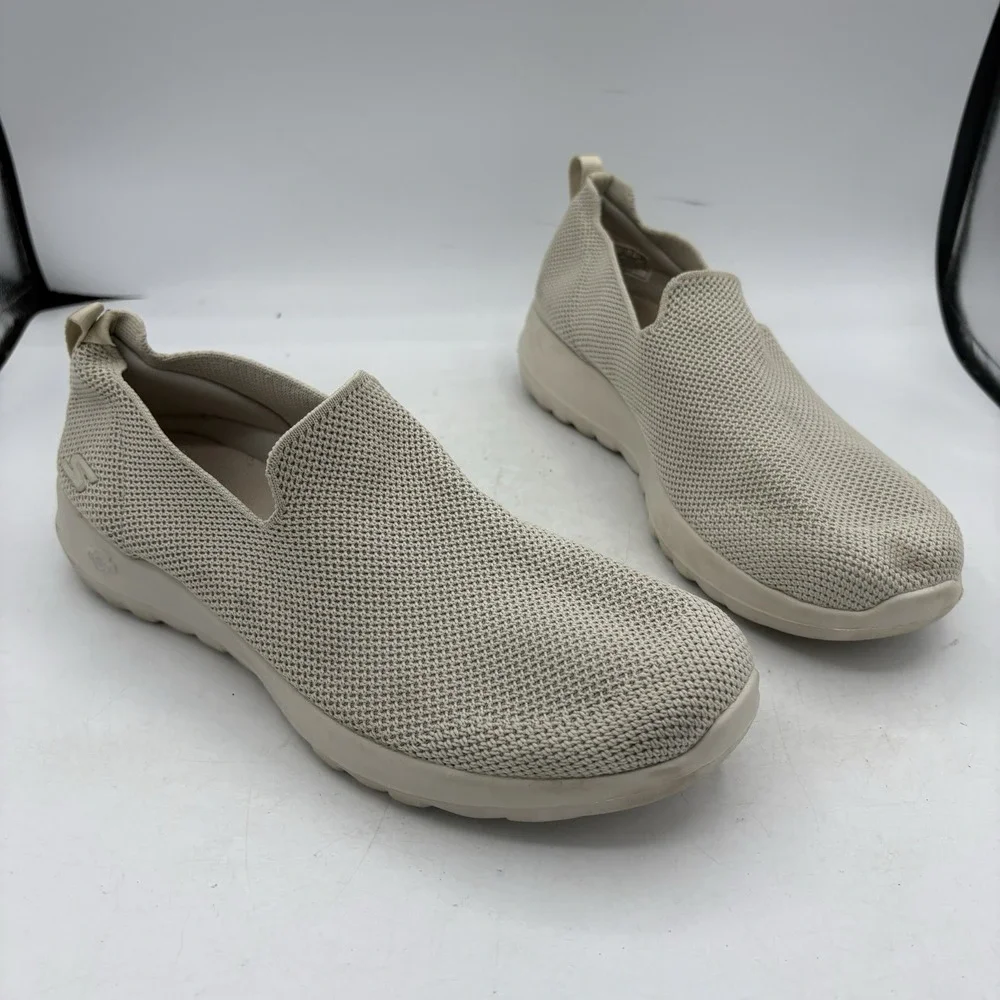 Skechers Shoes Womens Size 10 GOwalk Joy Sensational Day 124187 Taupe Slip On